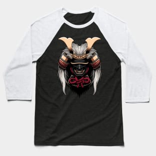 Lion Samurai Baseball T-Shirt